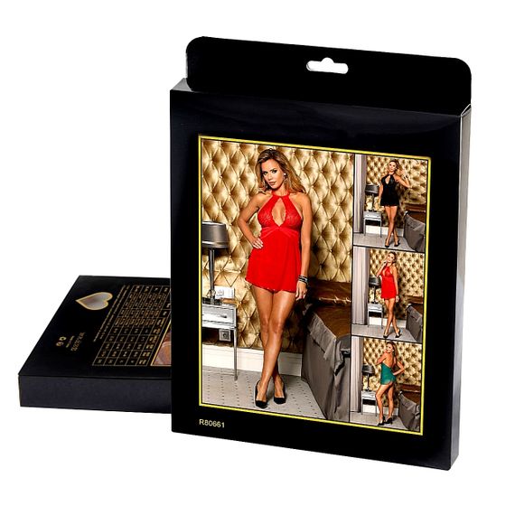 Елегантний чорний мереживний бебідол Star Night з відкритою спиною, M sexstyle | Зображення 3