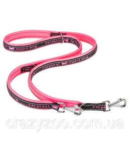 Поводок-перестежка для собак Ferplast Sport Dog GA215/200 нейлоновый розовый 1.5х200 cм 78004429