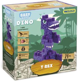 Конструктор Wader Baby Blocks Дино - т-рекс (41496)