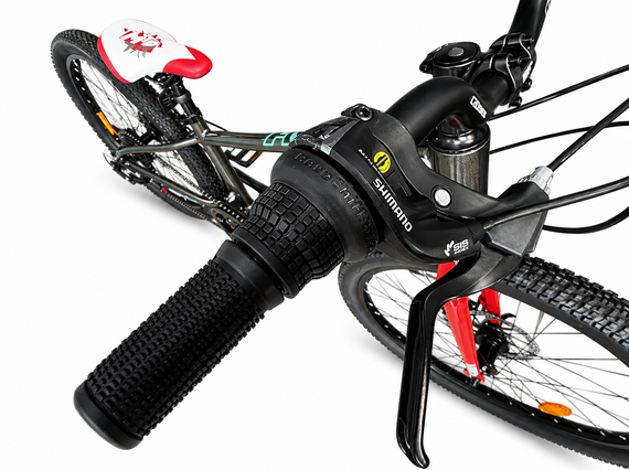Велосипед горный 24" Crosser Super Light рама 11", 6 скоростей Shimano, алюминий, дисковые тормоза Серый | Зображення 4