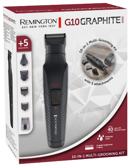 Тример універсальний Remington PG2100 G10 Graphite 10-in-1 Multigrooming Kit | Зображення 5