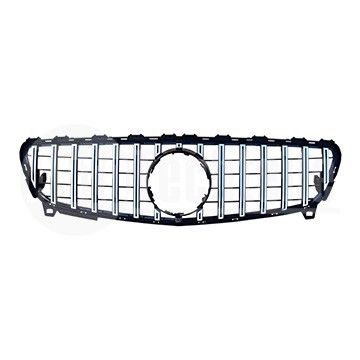 Решетка радиатора Mercedes Benz W176 16-18 (хром/чёрн.) GTR, AutoTechteile, 130 8889, 176 880 75 00