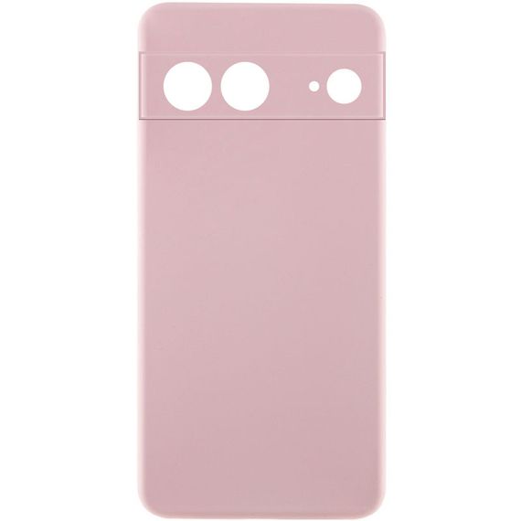 Чохол Silicone Cover Lakshmi Full Camera (AAA) для Google Pixel 8 Рожевий / Pink Sand