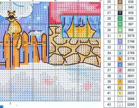 Набір для вишивання хрестиком за нанесеною на канву схемою "Christmas House".AIDA 14CT printed, 36*28 см | Зображення 4
