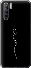 Чехол на Oppo Reno 3 Силуэт1 "4590u-1901-17620"