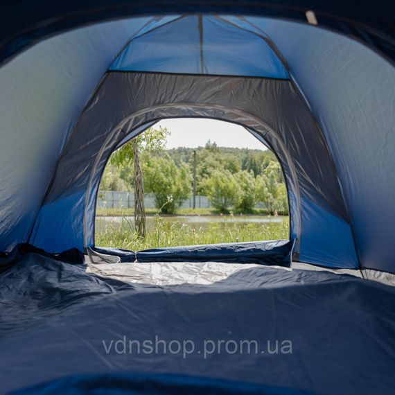 Намет кемпінговий тримісний 190×190×140 (см) автоматичний LU-002 Сиій | Зображення 3