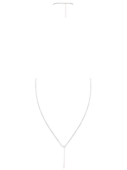 (SALE) Ланцюжок для бюста з кулоном-зіркою Obsessive Bijou 902 | Зображення 3