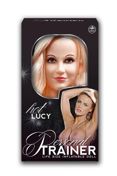 Секс-кукла надувная 3D с двумя отверстиями NMC Hot Lucy Personal Trainer с вибропулей в комплекте Sex Aura | Зображення 6
