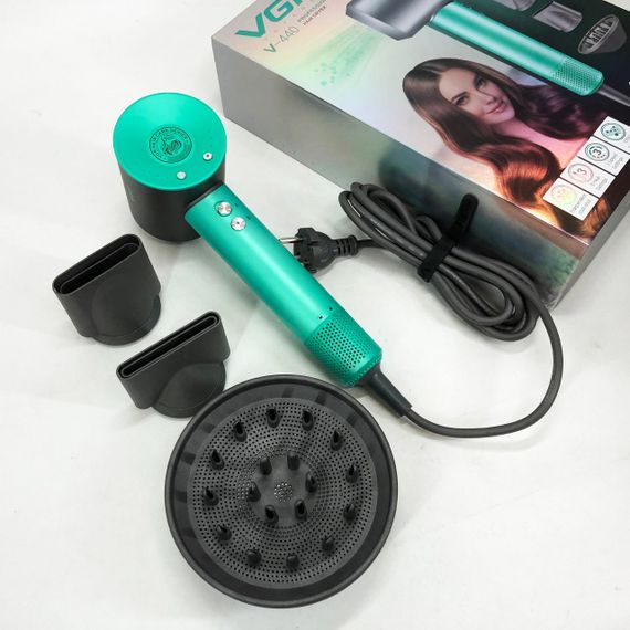 Фен професійний VGR V-440. Колір: зелений | Зображення 7