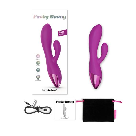 Вибратор-кролик Love To Love FUNKY BUNNY - SWEET ORCHID Sex Aura | Зображення 4