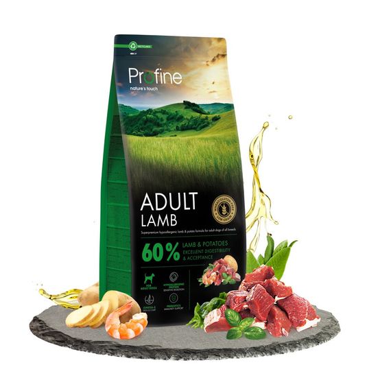 Сухий корм з ягнятком для собак Profine Dog Adult Lamb & Potatoes, 12 кг | Зображення 1