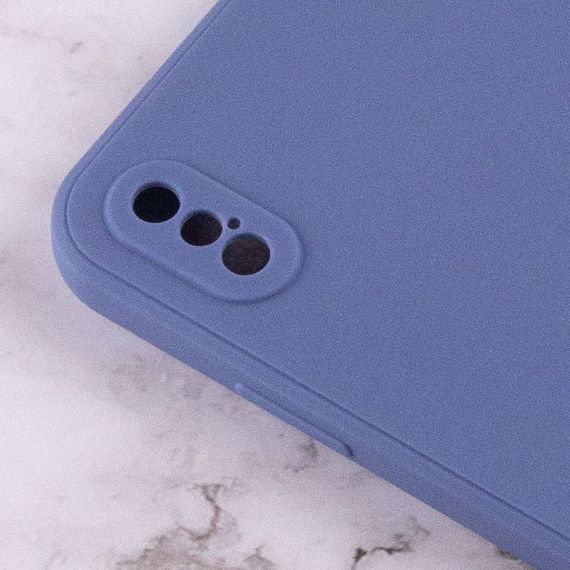 Силіконовий чохол Candy Full Camera для Apple iPhone XS Max (6.5") Блакитний / Mist blue | Зображення 2