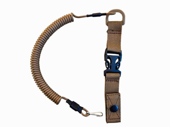 Тренчик з фастексом страхувальний шнур швидкоз'єднаний паракорд пісок койот 996-1 ms