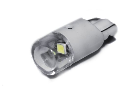 Светодиодная лампа AllLight T10  1 диод 1W Philips rp W2,1x9,5d WHITE 12V прозрачная