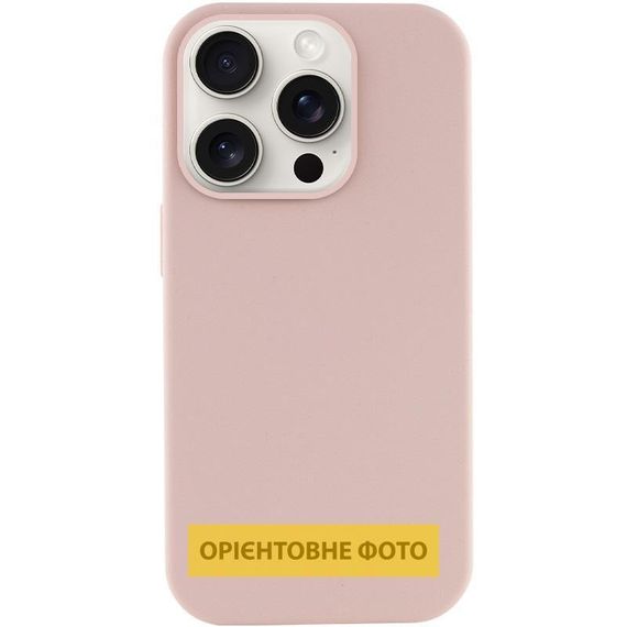 Чохол Silicone Case (AA) NO LOGO with MagSafe для Apple iPhone 17 Pro (6.3") Рожевий / Pink Sand | Зображення 1