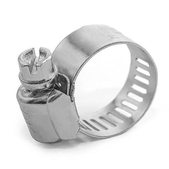 Хомут сталевий оцинкований 12,7 мм, D 16-25 мм INTERTOOL TC-0116