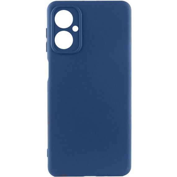 Чехол Silicone Cover Lakshmi Full Camera (AA) для Motorola Moto G14 Синий / Navy Blue