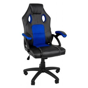Крісло геймерське Bonro B-2022S синє ігрове комп’ютерне 40800109