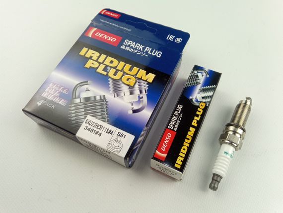 Свічка запалювання DENSO IRIDIUM SXU22HCR11S.4/S61 Accord 2.4 4 шт. в упак. ціна за шт. (12290-R1A-H