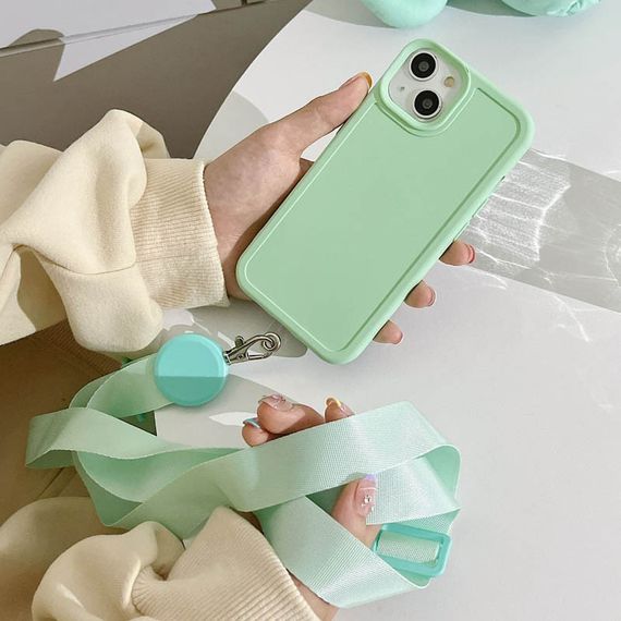 Шнурок для телефона (широкий) 150см Marine Green | Зображення 2