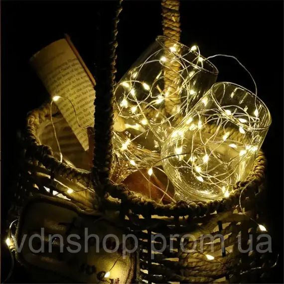 Гірлянда нитка з USB та пультом управління, довжина 20 м | Зображення 3