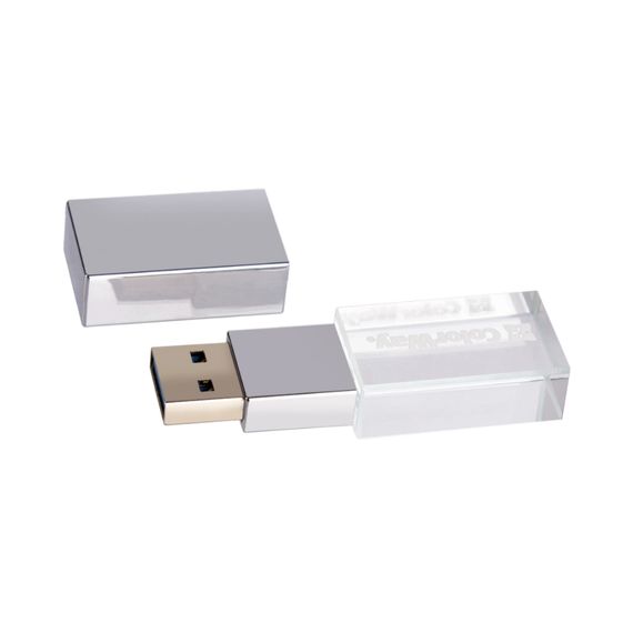USB флеш накопичувач ColorWay 32GB 3.0 Transparent (CW-USBCL32) | Зображення 3