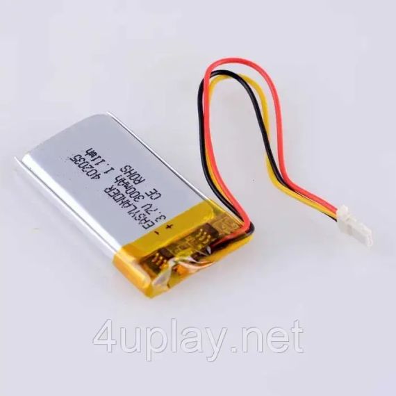 Акумулятор для відеореєстратора Xiaomi YI Mini Dash Camera. Батарея 402035, 3-pin, 3.7V, | Зображення 1