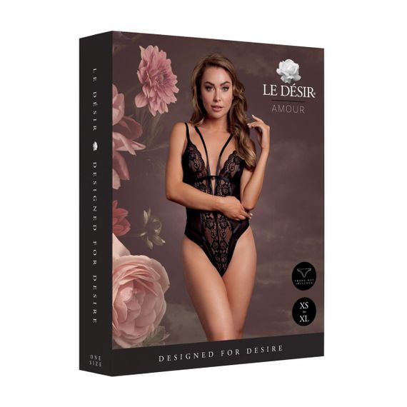 Еротичний боді  Bodysuit with Adjustable Sliders Sex Aura