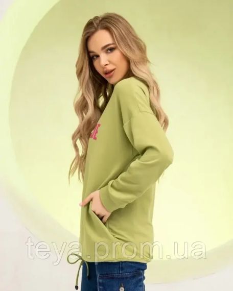 Толстовка колір оливковий розмір M FI_007007 | Зображення 1