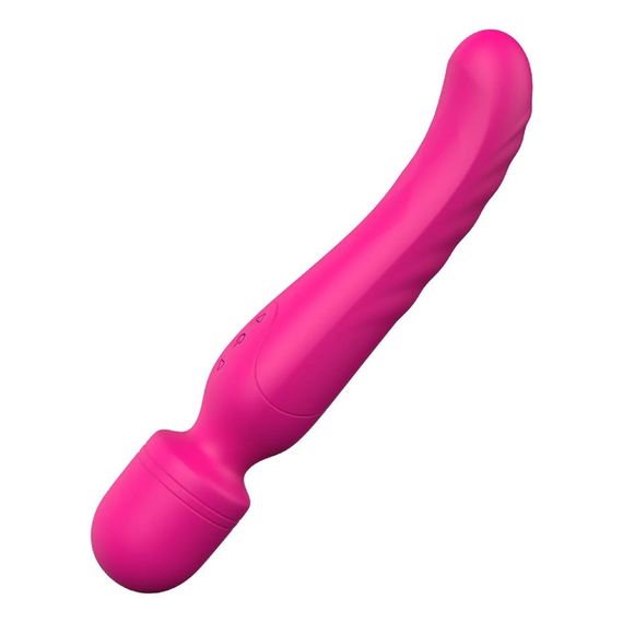 Вибратор-микрофон с подогревом Dream Toys Essentials Heating Bodywand, розовый, 23 × 3,6 см Sex Aura | Зображення 6