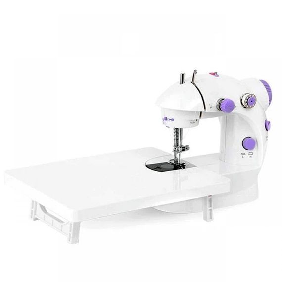 Міні швейна машинка 4 в 1 з педаллю та адаптером Mini Sewing Machine FHSM 202 з дошкою GC-34