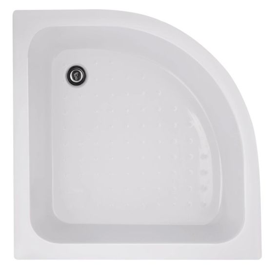 Набір Lidz Душова кабіна Latwa SC80x80.SAT.MID.GR напівкругла, скло тоноване 4 мм + Душовий піддон Kapielka ST80x80x26, з панеллю | Зображення 5