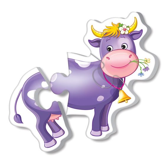 Дитячі бебі пазли "Ферма" VT1106-86 картинки - 4 шт | Зображення 4