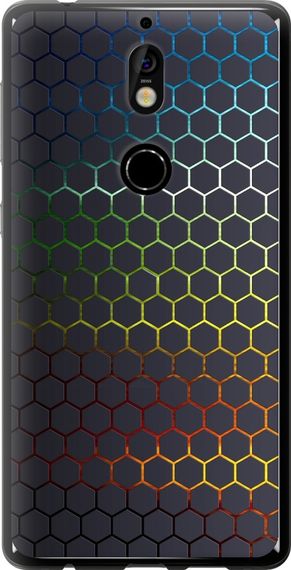 Чехол на Nokia 7 Переливающиеся соты "498u-1367-17620"