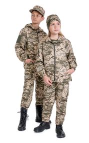 Костюм дитячий ARMY KIDS для хлопчиків Лісохід камуфляж Піксель 140-146