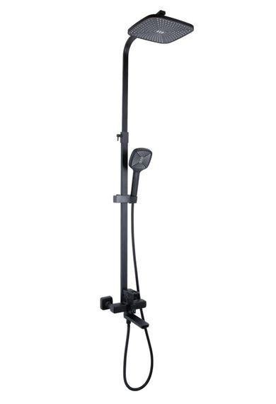 Душова система універсальна Lidz Wawel 1030, Black (k35) LDWAW1030BLA45396