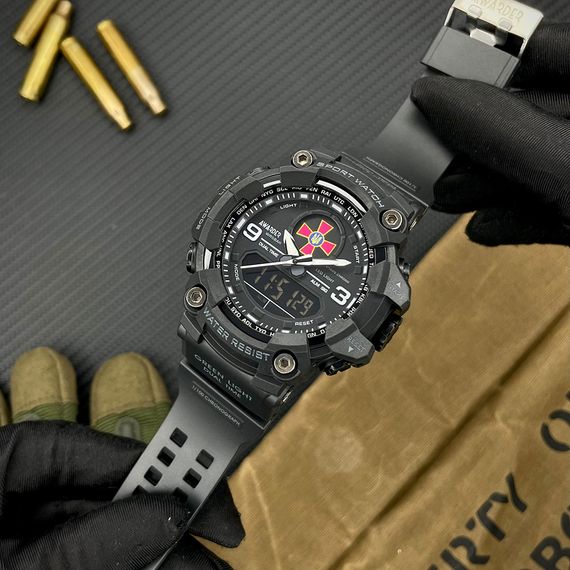 Чоловічий годинник Awarder 001 ЗСУ All Black | Зображення 1
