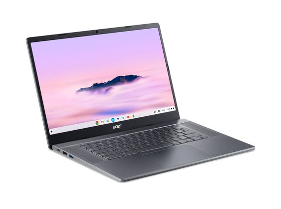 Ноутбук Acer Chromebook Plus CB515-2H 15' FHD IPS, Intel i5-1235U, 16GB, F512GB, UMA, ChromeOS, сірий (NX.KNUEU.004) | Зображення 5