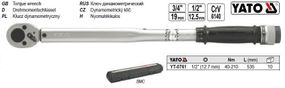 Ключ динамометричний 1/2" 40-210NM l=535 мм YATO-0761