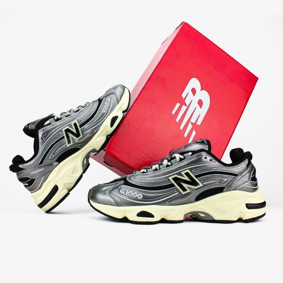 Кросівки весна літо New Balance сітка колір срібний метал | Зображення 5