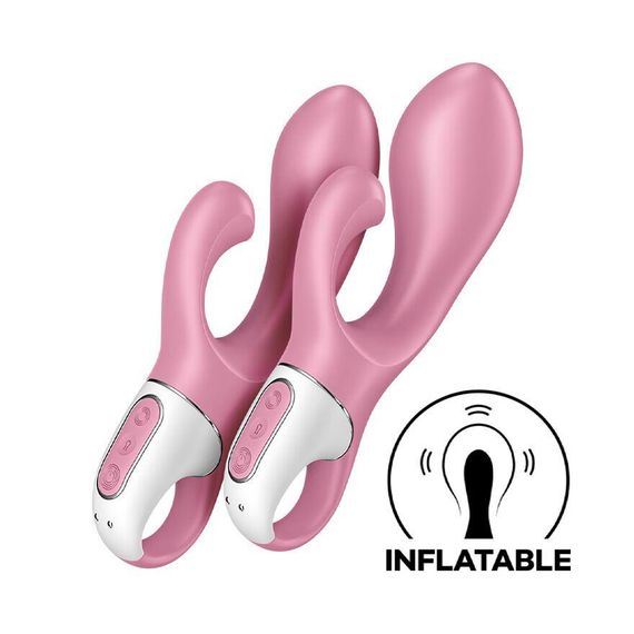 Вібратор-кролик надувний Satisfyer Air Pump Bunny 2 Sex Aura
