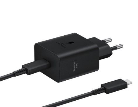 Сетевое зарядное устройство Travel Charger адаптер 1 порт USB-C 45W кабель USB-C 5A Черное