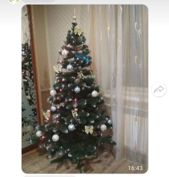 Ялинка новорічна 2.2, красива класична новорічна ( різдвяна) ялинка | Зображення 7