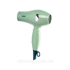 Фен для волос VGR HPV432 с концентратором 1000 Вт Зелёный