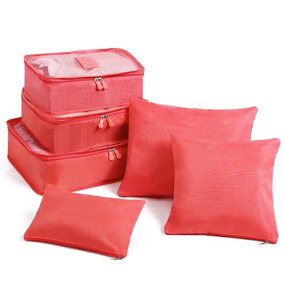 Набір дорожніх органайзерів 6 шт. BK-335 Колір: рожевий | Зображення 2