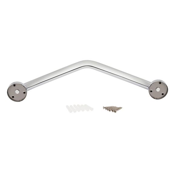 Поручень для ванної вигнутий Lidz (CRM) -121.03.02 | Зображення 3