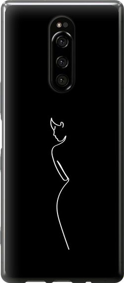 Чехол на Sony Xperia 1 J9110 Силуэт1 "4590u-1760-17620"