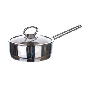 Каструля зі скляною кришкою та ручкою міні 600ml 14x5cm