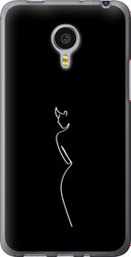 Чехол на Meizu MX4 PRO Силуэт1 "4590u-132-17620"