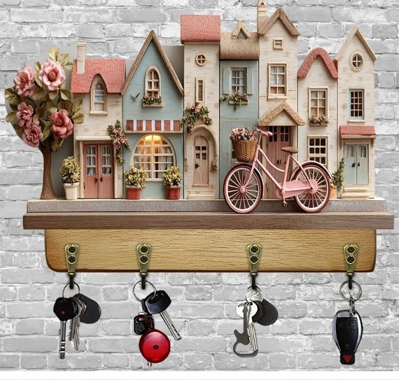 Дерев’яний тримач для ключів 

25*19.2 | Зображення 2